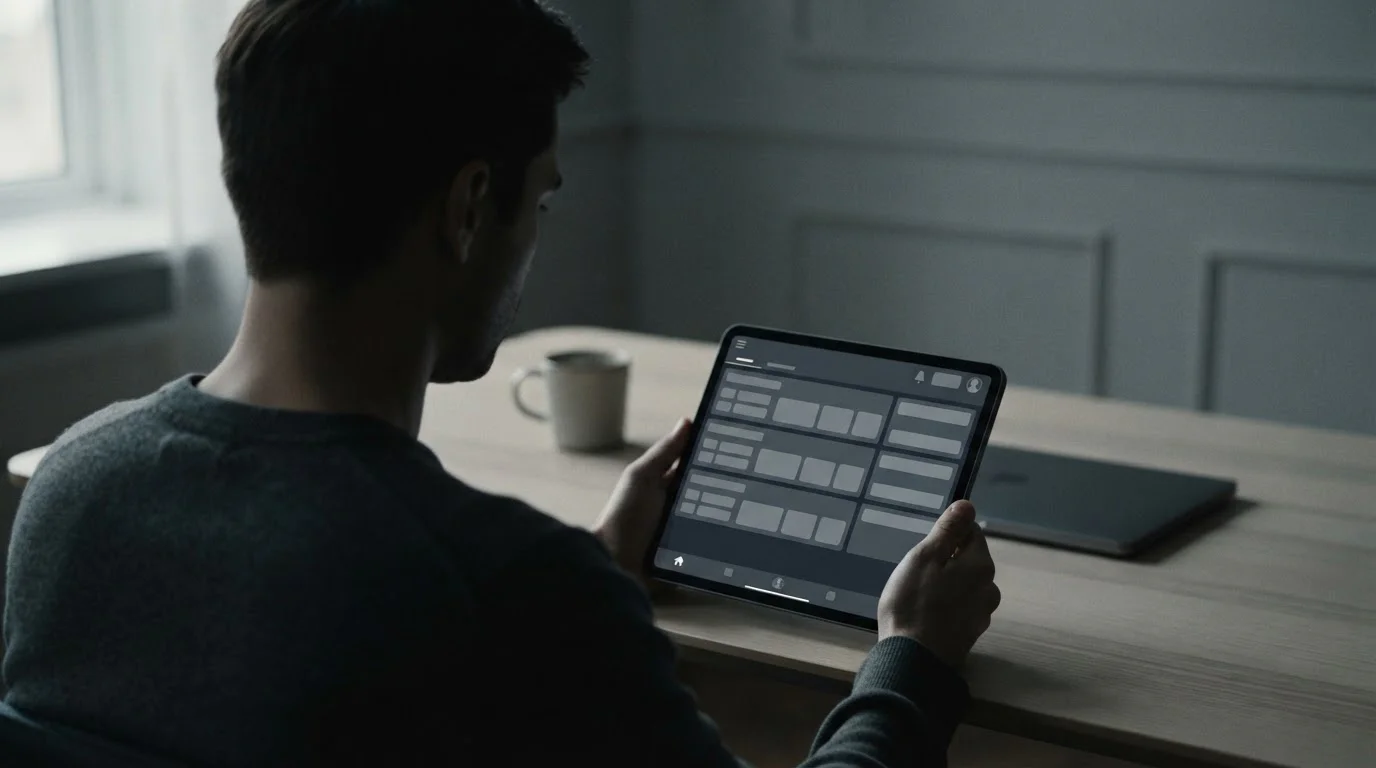 Person nutzt Sportwetten-App im Testmodus ohne Echtgeld