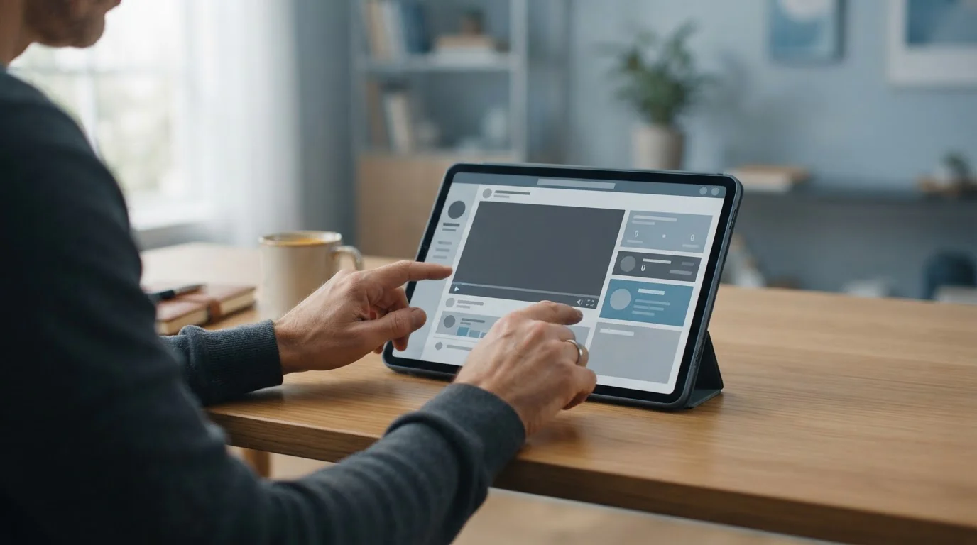 Tablet mit Live-Spielübertragung und Wettoptionen im Interface
