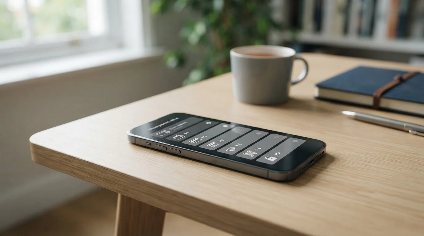 Smartphone mit verschiedenen Zahlungsoptionen für mobile Wett-Apps
