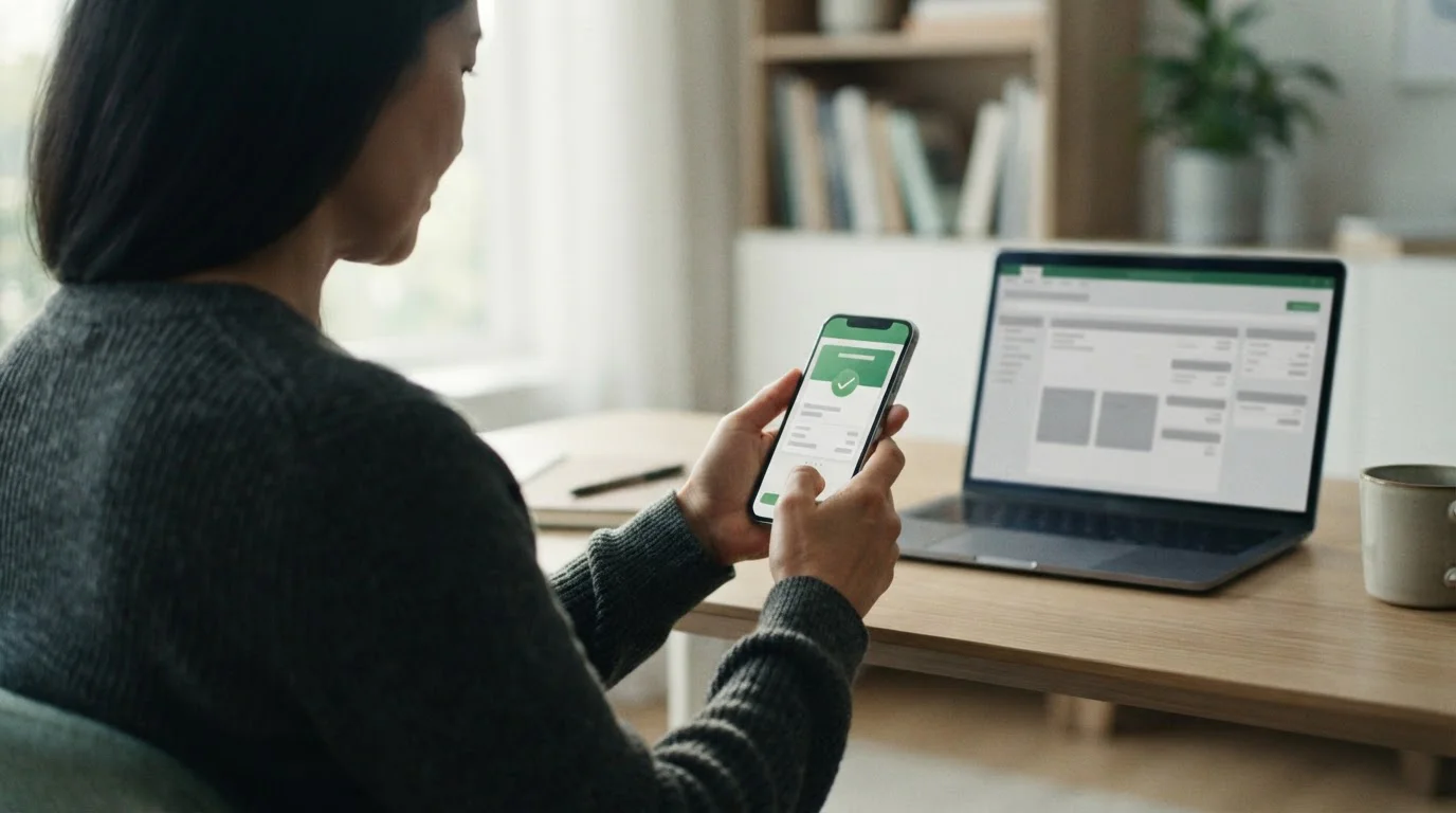 Benutzer führt Online-Zahlung mit E-Wallet durch