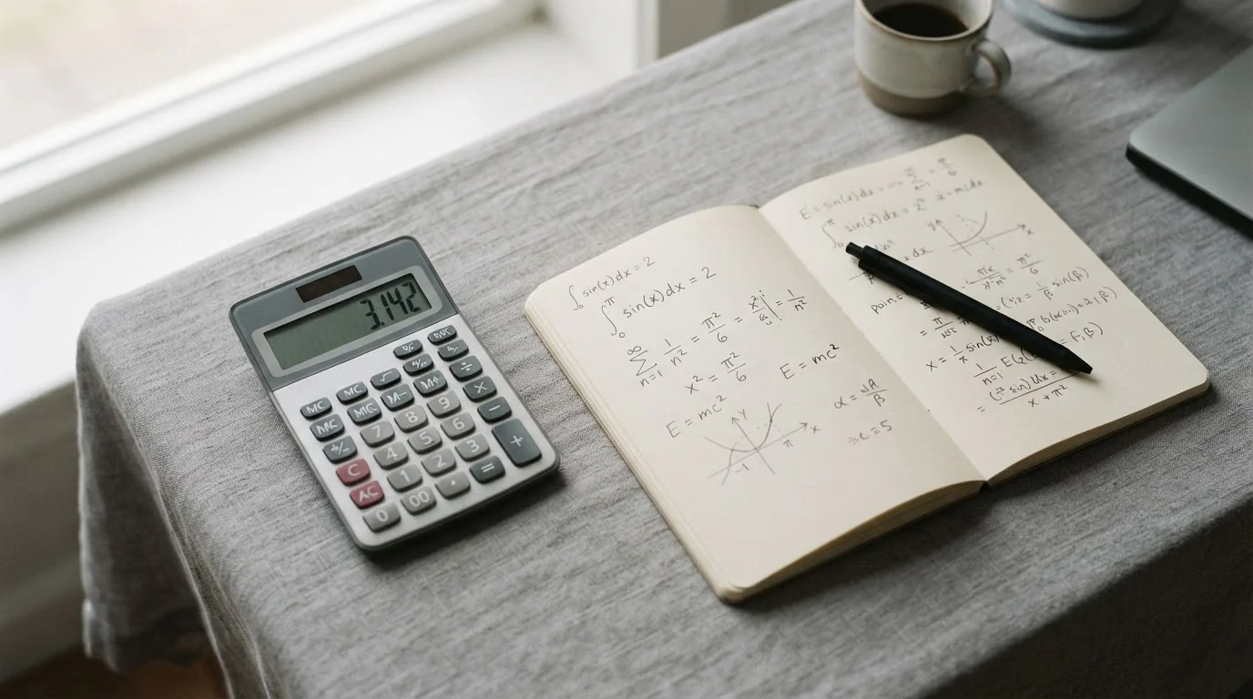 Taschenrechner und Notizen symbolisieren mathematische Analyse von Wettquoten